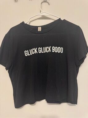 Bella Canvas Black Graphic Tee with White Print